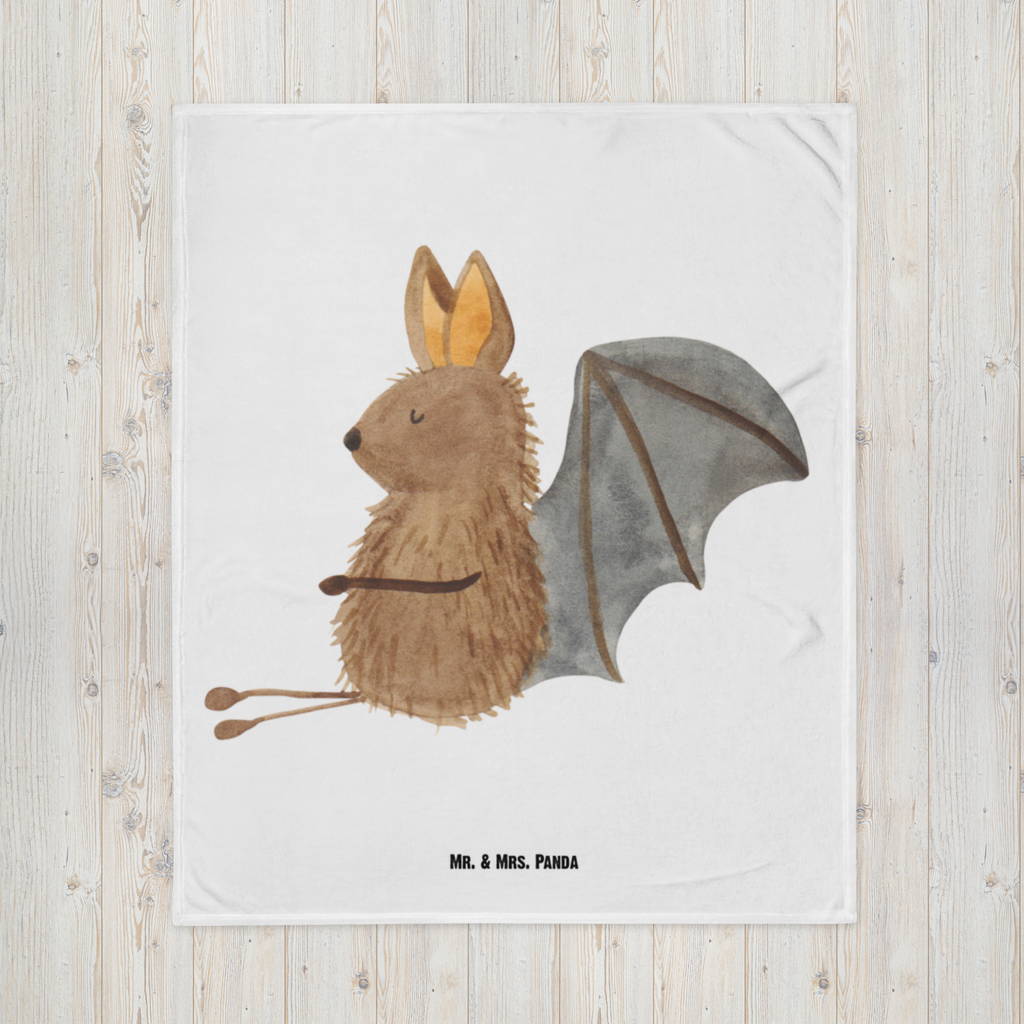 Babydecke Fledermaus sitzend Babydecke, Babygeschenk, Geschenk Geburt, Babyecke Kuscheldecke, Krabbeldecke, Tiermotive, Gute Laune, lustige Sprüche, Tiere, Fledermaus, Fledermäuse, Motivation, entspannen