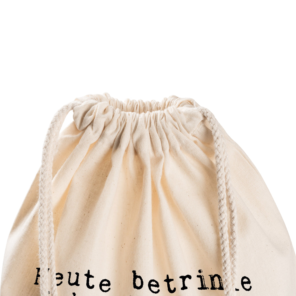 Sportbeutel Heute betrinke ich mich,... Sportbeutel, Turnbeutel, Beutel, Sporttasche, Tasche, Stoffbeutel, Sportbeutel Kinder, Gymsack, Beutel Rucksack, Kleine Sporttasche, Sportzubehör, Turnbeutel Baumwolle, Spruch, Sprüche, lustige Sprüche, Weisheiten, Zitate, Spruch Geschenke, Spruch Sprüche Weisheiten Zitate Lustig Weisheit Worte