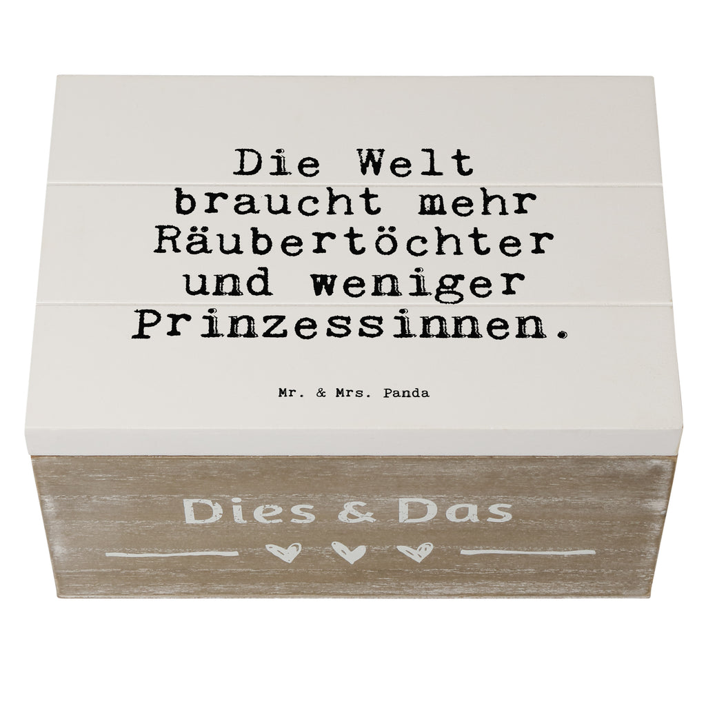 Holzkiste Sprüche und Zitate Die Welt braucht mehr Räubertöchter und weniger Prinzessinnen. Holzkiste, Kiste, Schatzkiste, Truhe, Schatulle, XXL, Erinnerungsbox, Erinnerungskiste, Dekokiste, Aufbewahrungsbox, Geschenkbox, Geschenkdose, Spruch, Sprüche, lustige Sprüche, Weisheiten, Zitate, Spruch Geschenke, Spruch Sprüche Weisheiten Zitate Lustig Weisheit Worte