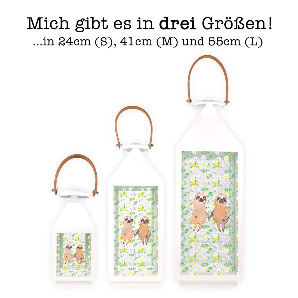 Deko Laterne Faultier Pärchen Gartenlampe, Gartenleuchte, Gartendekoration, Gartenlicht, Laterne kleine Laternen, XXL Laternen, Laterne groß, Faultier, Faultier Geschenk, Faultier Deko, Faultiere, faul, Lieblingstier, Liebe, Liebespaar, Faultierliebe, Faultierpärchen, verliebt, verlobt, gemeinsam, relaxen, Pärchen, Beziehung, Langsamkeit