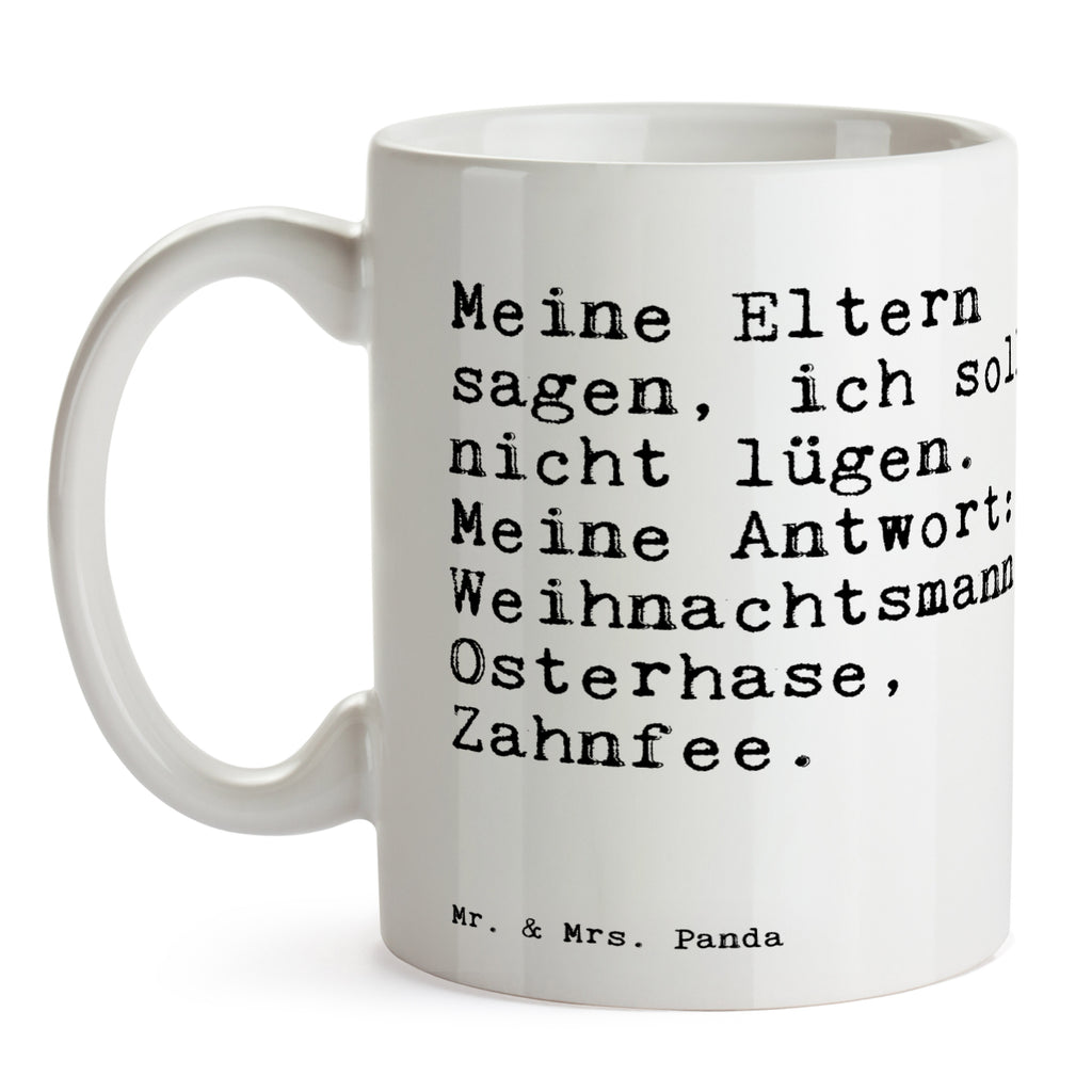 Tasse Meine Eltern sagen, ich... Tasse, Kaffeetasse, Teetasse, Becher, Kaffeebecher, Teebecher, Keramiktasse, Porzellantasse, Büro Tasse, Geschenk Tasse, Tasse Sprüche, Tasse Motive, Kaffeetassen, Tasse bedrucken, Designer Tasse, Cappuccino Tassen, Schöne Teetassen, Spruch, Sprüche, lustige Sprüche, Weisheiten, Zitate, Spruch Geschenke, Spruch Sprüche Weisheiten Zitate Lustig Weisheit Worte