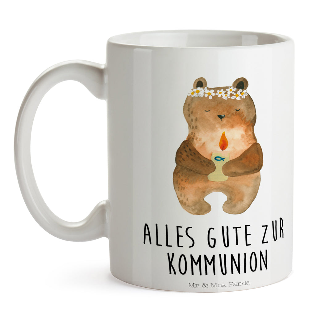 Tasse Bär Kommunion Tasse, Kaffeetasse, Teetasse, Becher, Kaffeebecher, Teebecher, Keramiktasse, Porzellantasse, Büro Tasse, Geschenk Tasse, Tasse Sprüche, Tasse Motive, Kaffeetassen, Tasse bedrucken, Designer Tasse, Cappuccino Tassen, Schöne Teetassen, Bär, Teddy, Teddybär, Kommunion, Gottes Segen, Taufkerze, katholisch