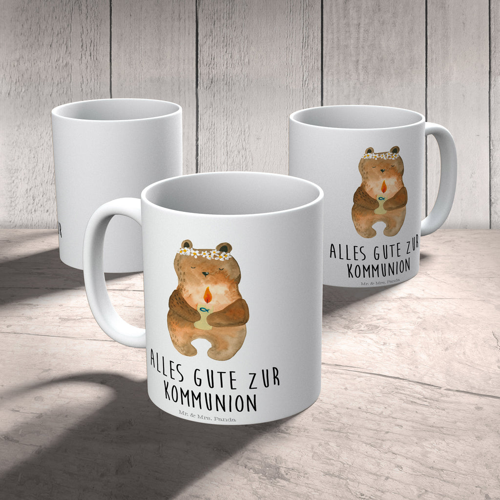 Tasse Bär Kommunion Tasse, Kaffeetasse, Teetasse, Becher, Kaffeebecher, Teebecher, Keramiktasse, Porzellantasse, Büro Tasse, Geschenk Tasse, Tasse Sprüche, Tasse Motive, Kaffeetassen, Tasse bedrucken, Designer Tasse, Cappuccino Tassen, Schöne Teetassen, Bär, Teddy, Teddybär, Kommunion, Gottes Segen, Taufkerze, katholisch