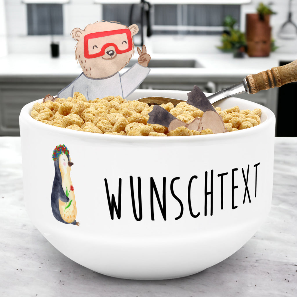 Personalisierte Müslischale Pinguin Blumenkranz Müslischale, Müslischüssel, Früstücksschüssel, Schüssel, Keramik Schüssel, Dessertschüssel, Salatschüssel, Suppenschüssel, Obstschale, Porzellan Schale, Snackschale, Müs­lischale personalisiert, Personalisierte Müs­lischale, Müs­lischale mit Namen, Personalisierte Schüsseln, Schüssel personalisieren, Müs­lischale Spruch, Schale personalisieren, Personalisierte Schale, Müs­lischale Geschenk, Müs­lischale mit Text, Bedruckte Müs­lischale, Müs­lischale Namen, Müs­lischale Name, Große Müs­lischale mit Namen, Müs­lischale mit Name, Pinguin, Pinguine, Blumenkranz, Universum, Leben, Wünsche, Ziele, Lebensziele, Motivation, Lebenslust, Liebeskummer, Geschenkidee