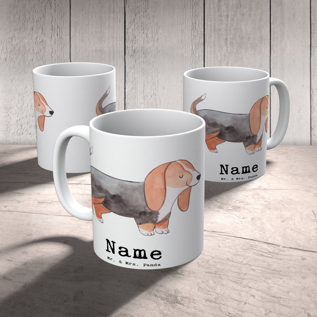 Personalisierte Tasse Basset Hound Lebensretter Personalisierte Tasse, Namenstasse, Wunschname, Personalisiert, Tasse, Namen, Drucken, Tasse mit Namen, Hund, Hunderasse, Rassehund, Hundebesitzer, Geschenk, Tierfreund, Schenken, Welpe, Basset Hound, Basset