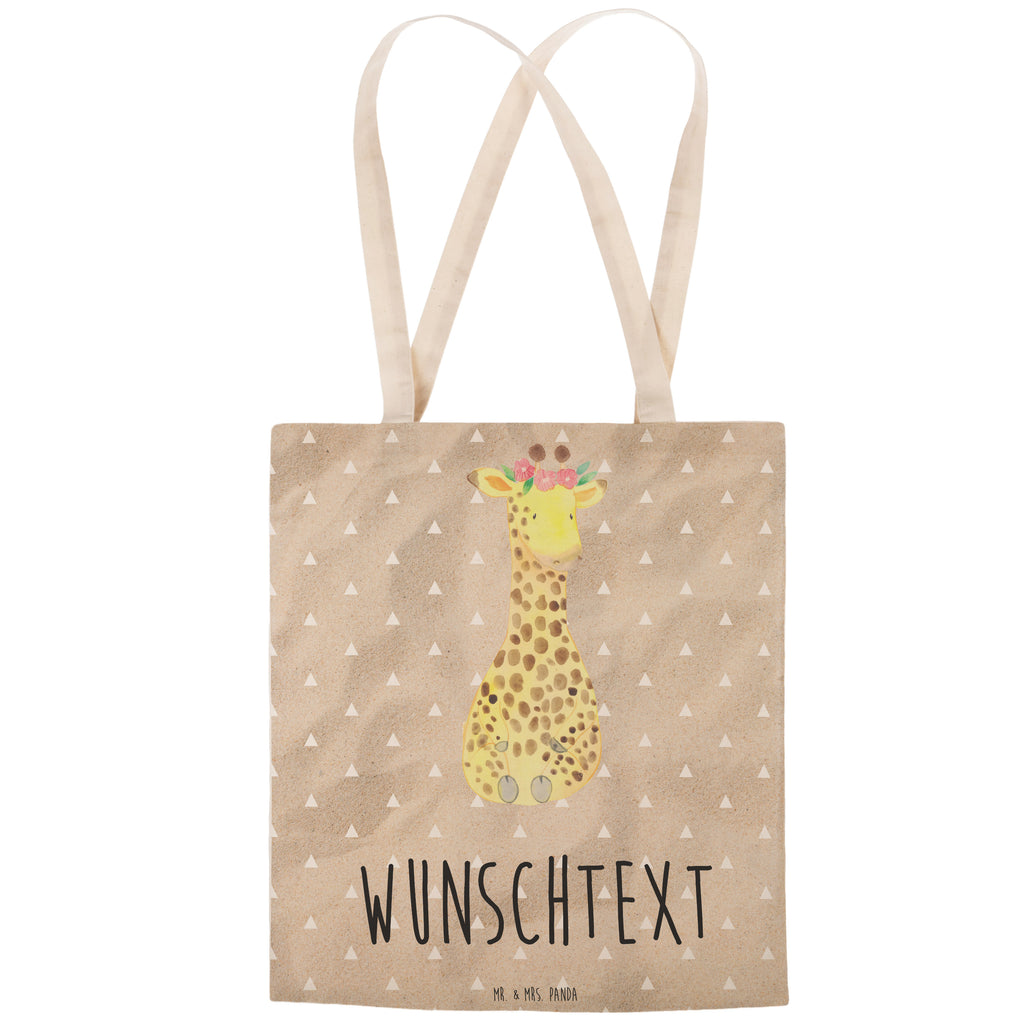 Personalisierte Einkaufstasche Giraffe Blumenkranz Personalisierte Tragetasche, Personalisierte Tasche, Personalisierter Beutel, Personalisierte Stofftasche, Personalisierte Baumwolltasche, Personalisierte Umhängetasche, Personalisierter Shopper, Personalisierte Einkaufstasche, Personalisierte Beuteltasche, Tragetasche mit Namen, Tasche mit Namen, Beutel mit Namen, Stofftasche mit Namen, Baumwolltasche mit Namen, Umhängetasche mit Namen, Shopper mit Namen, Einkaufstasche mit Namen, Beuteltasche, Wunschtext, Wunschnamen, Personalisierbar, Personalisierung, Afrika, Wildtiere, Giraffe, Blumenkranz, Abenteurer, Selbstliebe, Freundin