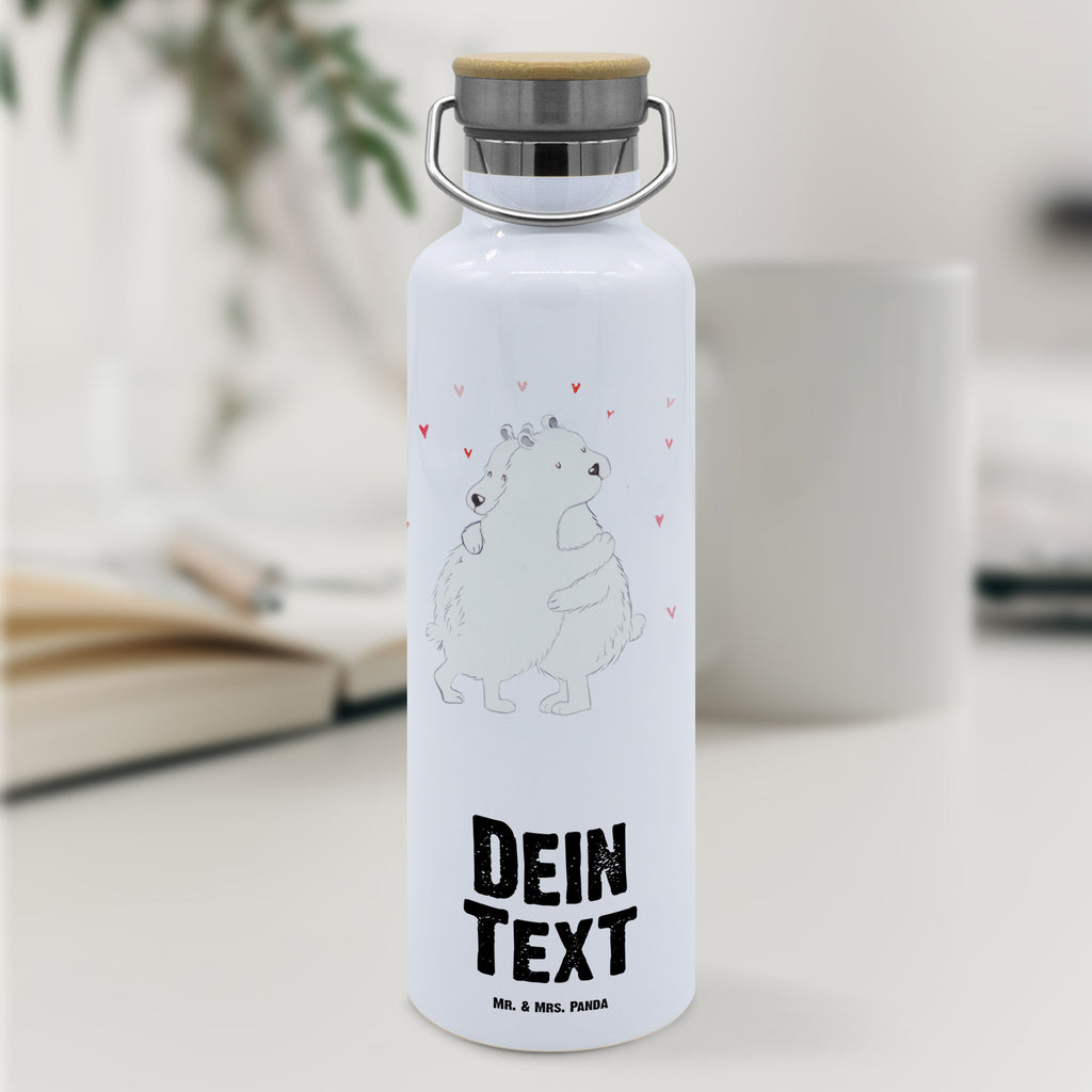 Personalisierte Trinkflasche Eisbär Umarmen Personalisierte Trinkflasche, Trinkflasche mit Namen, Trinkflasche bedrucken, Flasche personalisiert, Trinkflasch mit Aufdruck, Trinkflasche Werbegeschenk, Namensaufdruck Trinkflasche, Sportflasche personalisiert, Trinkflasche Sport, Tiermotive, Gute Laune, lustige Sprüche, Tiere