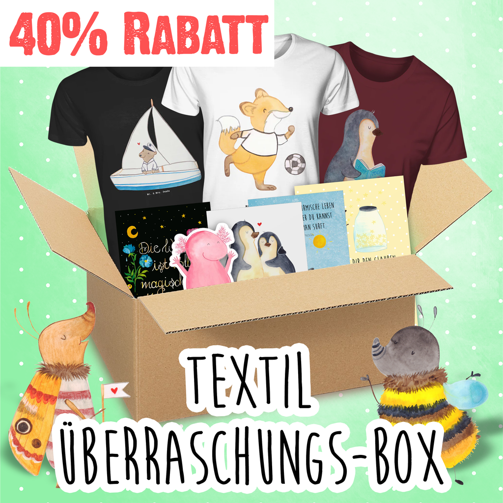 Textil Überraschungsbox - 40% Rabatt - 75 EUR Warenwert nur 44,95€