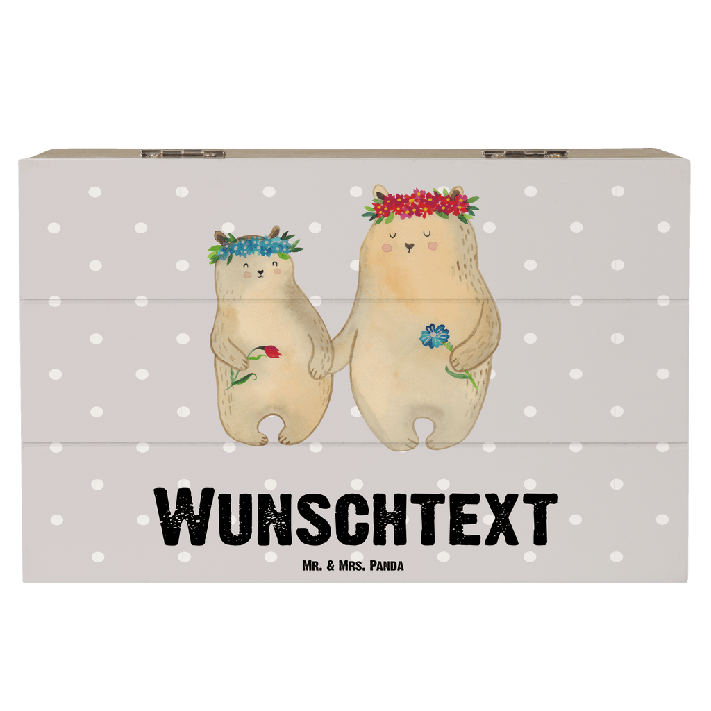 Personalisierte Holzkiste Bären mit Blumenkranz Holzkiste mit Namen, Kiste mit Namen, Schatzkiste mit Namen, Truhe mit Namen, Schatulle mit Namen, Erinnerungsbox mit Namen, Erinnerungskiste, mit Namen, Dekokiste mit Namen, Aufbewahrungsbox mit Namen, Holzkiste Personalisiert, Kiste Personalisiert, Schatzkiste Personalisiert, Truhe Personalisiert, Schatulle Personalisiert, Erinnerungsbox Personalisiert, Erinnerungskiste Personalisiert, Dekokiste Personalisiert, Aufbewahrungsbox Personalisiert, Geschenkbox personalisiert, GEschenkdose personalisiert, Familie, Vatertag, Muttertag, Bruder, Schwester, Mama, Papa, Oma, Opa, Bär, Bären, Mutter, Mutti, Mami, Lieblingsmensch, Lieblingsmama, beste Mutter, weltbeste Mama, Geschenk Mama. Muttertag, Tochter, Kind, Kinder, Töchter, Family, Vorbild