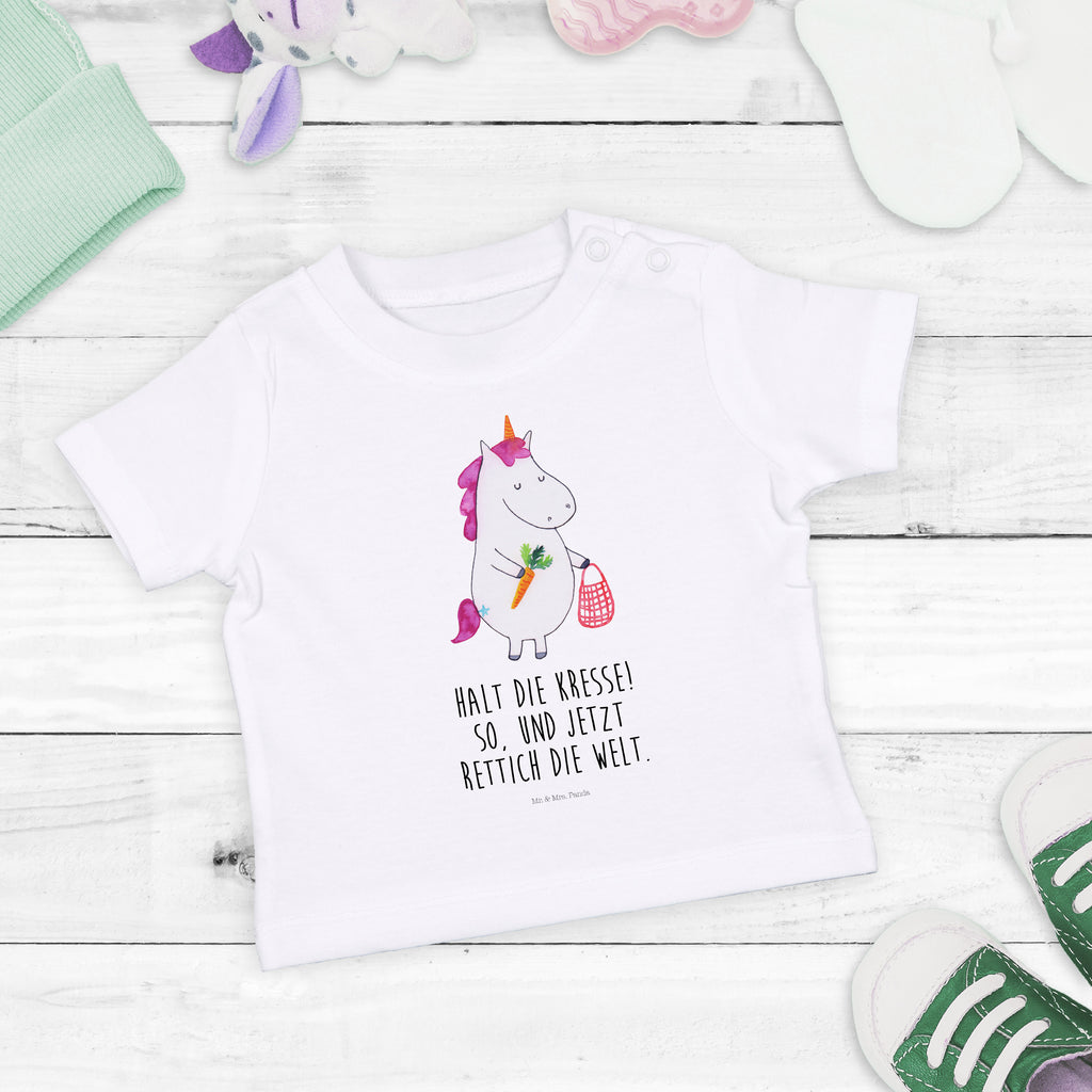 Organic Baby Shirt Einhorn Gemüse Baby T-Shirt, Jungen Baby T-Shirt, Mädchen Baby T-Shirt, Shirt, Einhorn, Einhörner, Einhorn Deko, Pegasus, Unicorn, Biomarkt, Bio, Gemüse, Wochenmarkt