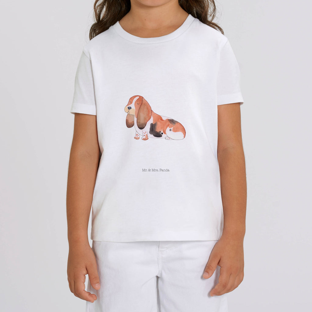 Organic Kinder T-Shirt Hund Basset Hound Kinder T-Shirt, Kinder T-Shirt Mädchen, Kinder T-Shirt Jungen, Hund, Hundemotiv, Haustier, Hunderasse, Tierliebhaber, Hundebesitzer, Sprüche, Basset Hound, Basset, Hundeliebe, kinderlos