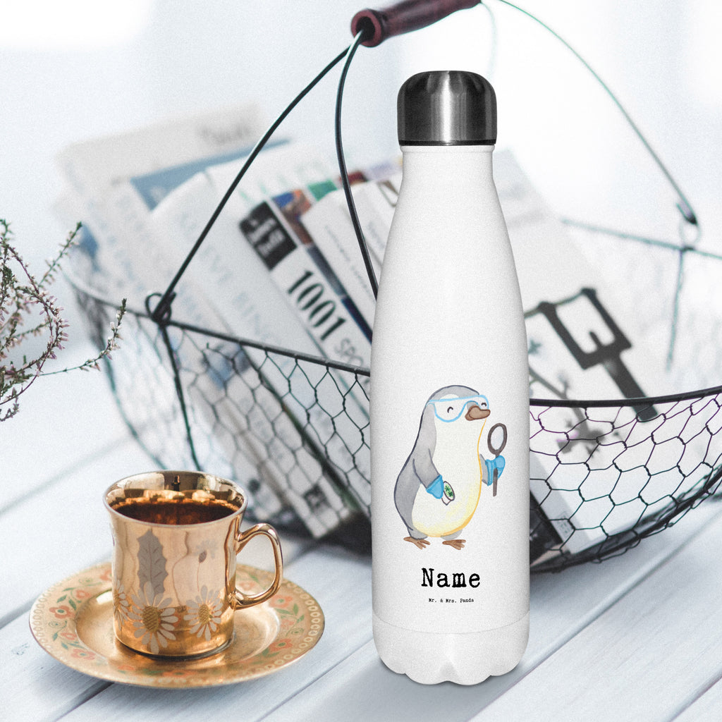 Personalisierte Thermosflasche Mikrobiologe mit Herz Personalisierte Isolierflasche, Personalisierte Thermoflasche, Personalisierte Trinkflasche, Trinkflasche Mit Namen, Wunschname, Bedrucken, Namensflasche, Beruf, Ausbildung, Jubiläum, Abschied, Rente, Kollege, Kollegin, Geschenk, Schenken, Arbeitskollege, Mitarbeiter, Firma, Danke, Dankeschön, Mikrobiologe, Naturwissenschaftler, Labor, Forschung