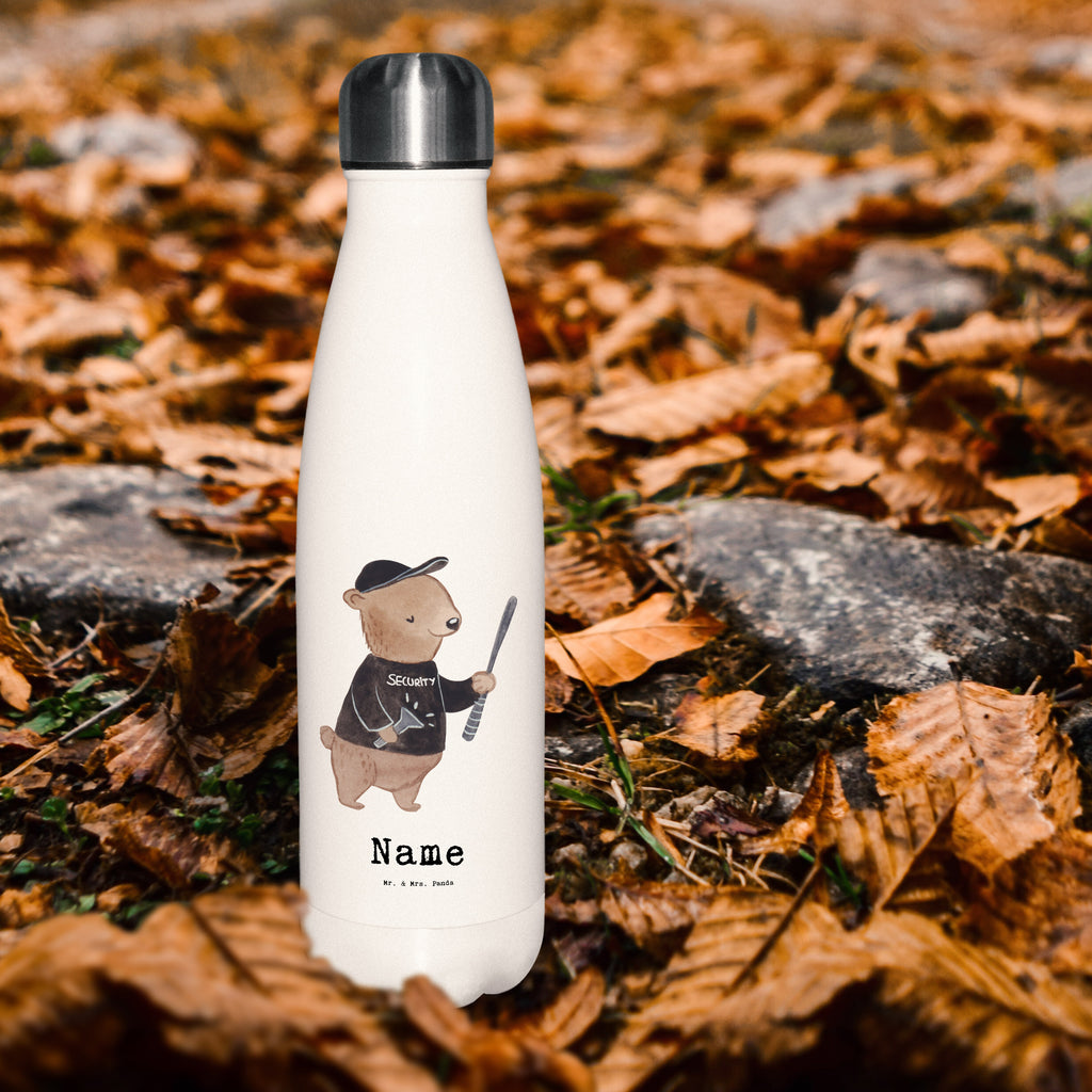 Personalisierte Thermosflasche Bodyguard mit Herz Personalisierte Isolierflasche, Personalisierte Thermoflasche, Personalisierte Trinkflasche, Trinkflasche Mit Namen, Wunschname, Bedrucken, Namensflasche, Beruf, Ausbildung, Jubiläum, Abschied, Rente, Kollege, Kollegin, Geschenk, Schenken, Arbeitskollege, Mitarbeiter, Firma, Danke, Dankeschön, Bodyguard, Personenschützer