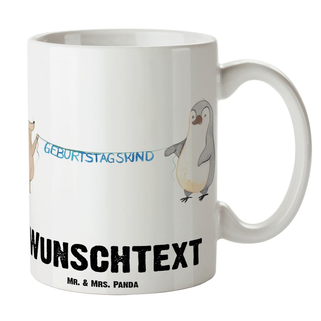 Personalisierte Tasse Maus Pinguin Geburtstag Personalisierte Tasse, Namenstasse, Wunschname, Personalisiert, Tasse, Namen, Drucken, Tasse mit Namen, Geburtstag, Geburtstagsgeschenk, Geschenk, Maus, Pinguin, Geburtstage, Happy Birthday, Geburtstagsfeier