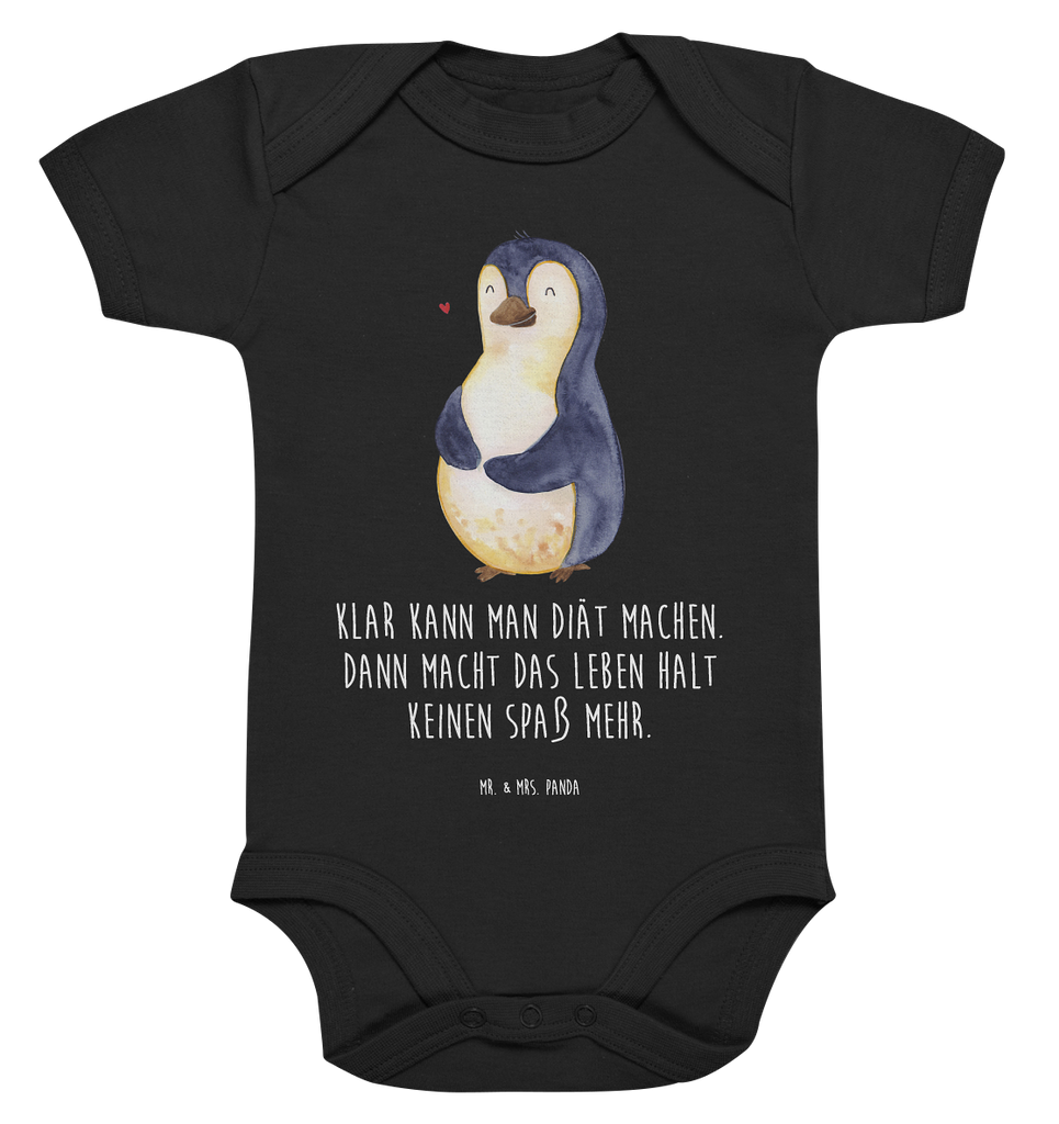 Organic Baby Body Pinguin Diät Babykleidung, Babystrampler, Strampler, Wickelbody, Baby Erstausstattung, Junge, Mädchen, Pinguin, Pinguine, Diät, Abnehmen, Abspecken, Gewicht, Motivation, Selbstliebe, Körperliebe, Selbstrespekt