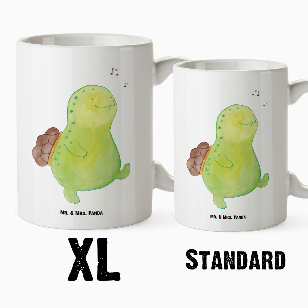 XL Tasse Schildkröte pfeift XL Tasse, Große Tasse, Grosse Kaffeetasse, XL Becher, XL Teetasse, spülmaschinenfest, Jumbo Tasse, Groß, Schildkröte, Schildi, Schildkröten, fröhlich, Glück, Motivation, Lebensfreude, Depression, Trennung, Neuanfang