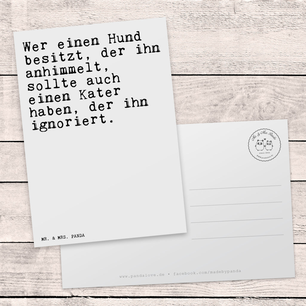 Postkarte Sprüche und Zitate Wer einen Hund besitzt, der ihn anhimmelt, sollte auch einen Kater haben, der ihn ignoriert. Postkarte, Karte, Geschenkkarte, Grußkarte, Einladung, Ansichtskarte, Geburtstagskarte, Einladungskarte, Dankeskarte, Ansichtskarten, Einladung Geburtstag, Einladungskarten Geburtstag, Spruch, Sprüche, lustige Sprüche, Weisheiten, Zitate, Spruch Geschenke, Spruch Sprüche Weisheiten Zitate Lustig Weisheit Worte