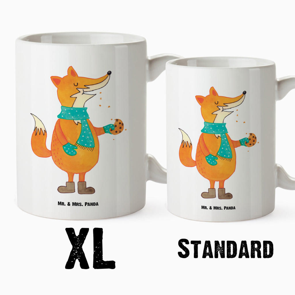 XL Tasse Fuchs Keks XL Tasse, Große Tasse, Grosse Kaffeetasse, XL Becher, XL Teetasse, spülmaschinenfest, Jumbo Tasse, Groß, Fuchs, Füchse, Backen Spruch, Kekse, Winter, Weihnachtszeit, Plätzchen, Liebe, Küche Deko