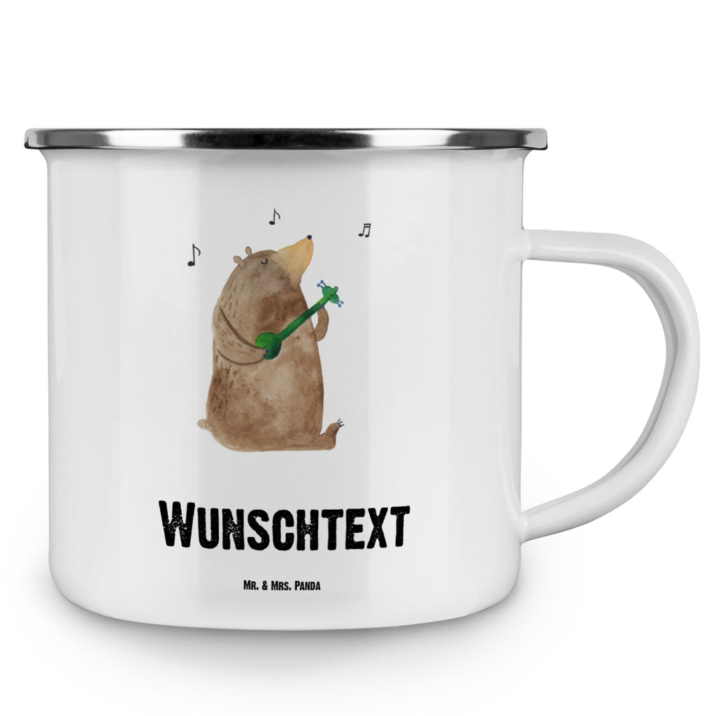 Personalisierte Emaille Tasse Bär Gitarre Emaille Tasse personalisiert, Emaille Tasse mit Namen, Campingtasse personalisiert, Namenstasse, Campingtasse bedrucken, Campinggeschirr personalsisert, tasse mit namen, personalisierte tassen, personalisierte tasse, tasse selbst gestalten, tasse bedrucken, tassen bedrucken, Bär, Teddy, Teddybär