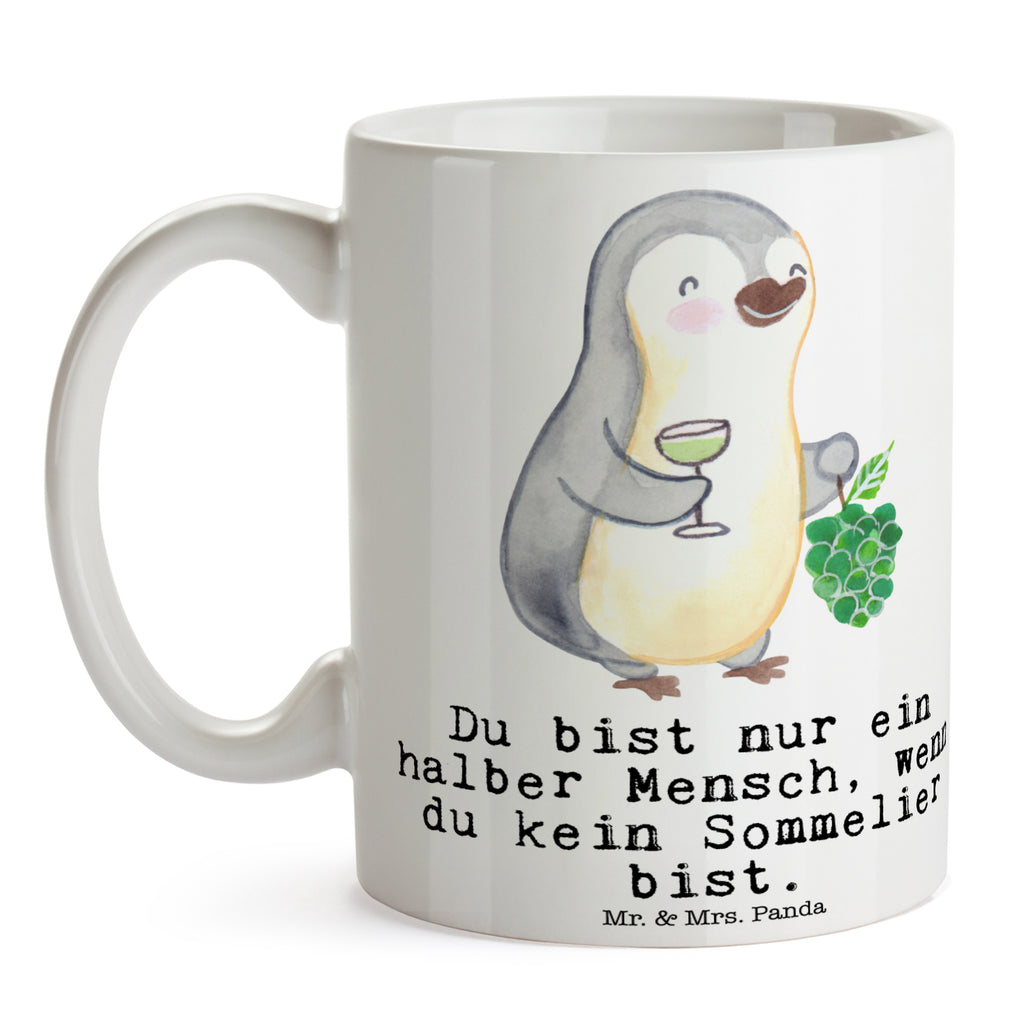 Tasse Sommelier mit Herz Tasse, Kaffeetasse, Teetasse, Becher, Kaffeebecher, Teebecher, Keramiktasse, Porzellantasse, Büro Tasse, Geschenk Tasse, Tasse Sprüche, Tasse Motive, Kaffeetassen, Tasse bedrucken, Designer Tasse, Cappuccino Tassen, Schöne Teetassen, Beruf, Ausbildung, Jubiläum, Abschied, Rente, Kollege, Kollegin, Geschenk, Schenken, Arbeitskollege, Mitarbeiter, Firma, Danke, Dankeschön