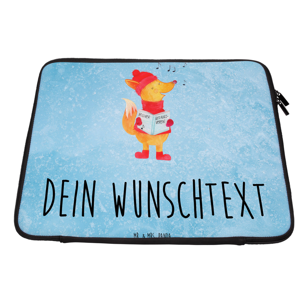 Personalisierte Notebook Tasche Fuchs Sänger Personalisierte Notebook Tasche, Personalisierte Notebooktasche, Personalisierte Computertasche, Personalisierte Notebook-Reisehülle, Personalisierte Laptop Hülle, Personalisierte Laptop Tasche, Notebook Tasche personalisiert, Notebook Tasche mit Namen, Notebook Tasche bedrucken, Winter, Weihnachten, Weihnachtsdeko, Nikolaus, Advent, Heiligabend, Wintermotiv, Fuchs, Füchse, Sänger, Geschenk Sänger, Singen, Weihnachtslieder