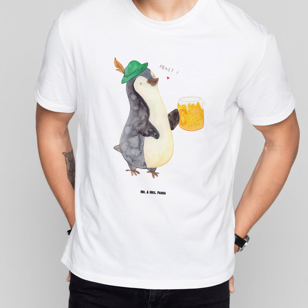 T-Shirt Standard Pinguin Bier T-Shirt, Shirt, Tshirt, Lustiges T-Shirt, T-Shirt mit Spruch, Party, Junggesellenabschied, Jubiläum, Geburstag, Herrn, Damen, Männer, Frauen, Schlafshirt, Nachthemd, Sprüche, Pinguin, Pinguine, Bier, Oktoberfest