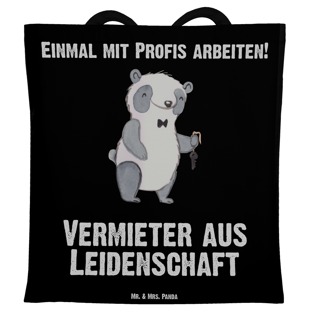 Tragetasche Vermieter aus Leidenschaft Beuteltasche, Beutel, Einkaufstasche, Jutebeutel, Stoffbeutel, Tasche, Shopper, Umhängetasche, Strandtasche, Schultertasche, Stofftasche, Tragetasche, Badetasche, Jutetasche, Einkaufstüte, Laptoptasche, Beruf, Ausbildung, Jubiläum, Abschied, Rente, Kollege, Kollegin, Geschenk, Schenken, Arbeitskollege, Mitarbeiter, Firma, Danke, Dankeschön