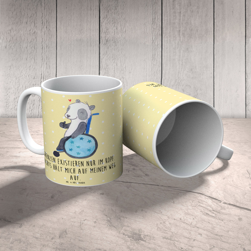 Tasse Panda Rollstuhl Tasse, Kaffeetasse, Teetasse, Becher, Kaffeebecher, Teebecher, Keramiktasse, Porzellantasse, Büro Tasse, Geschenk Tasse, Tasse Sprüche, Tasse Motive, Kaffeetassen, Tasse bedrucken, Designer Tasse, Cappuccino Tassen, Schöne Teetassen, Panda, Rollstuhl