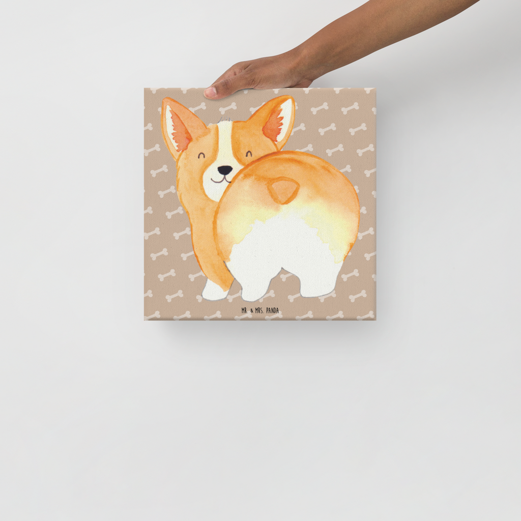 Leinwand Bild Corgi Po Leinwand, Bild, Kunstdruck, Wanddeko, Dekoration, Hund, Hundemotiv, Haustier, Hunderasse, Tierliebhaber, Hundebesitzer, Sprüche, Corgie, Hundeliebe, Motivation, Selbstliebe, Spruch