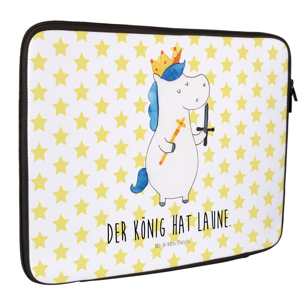 Notebook Tasche Einhorn König mit Schwert Notebook Tasche, Laptop, Computertasche, Tasche, Notebook-Tasche, Notebook-Reisehülle, Notebook Schutz, Einhorn, Einhörner, Einhorn Deko, Pegasus, Unicorn, König, Ritter, Mittelalter