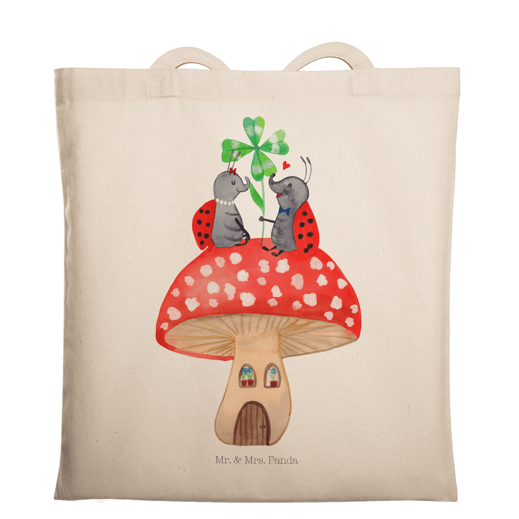 Tragetasche Marienkäfer Fliegenpilz Beuteltasche, Beutel, Einkaufstasche, Jutebeutel, Stoffbeutel, Tasche, Shopper, Umhängetasche, Strandtasche, Schultertasche, Stofftasche, Tragetasche, Badetasche, Jutetasche, Einkaufstüte, Laptoptasche, Tiermotive, Gute Laune, lustige Sprüche, Tiere, Haus, Wohnung, zuhause, Fliegenpilz, Marienkäfer, Fleigenpilzhaus