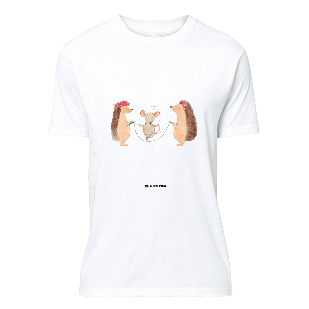 T-Shirt Standard Igel Seilhüpfen T-Shirt, Shirt, Tshirt, Lustiges T-Shirt, T-Shirt mit Spruch, Party, Junggesellenabschied, Jubiläum, Geburstag, Herrn, Damen, Männer, Frauen, Schlafshirt, Nachthemd, Sprüche, Tiermotive, Gute Laune, lustige Sprüche, Tiere, Igel, Maus, Seilspringen, Seilhüpfen, Kinder, Kindergarten