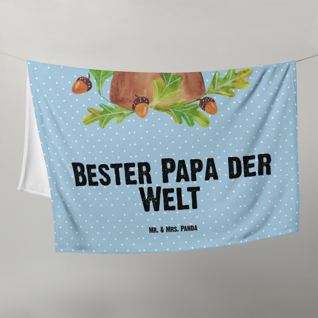 Babydecke Bär König Babydecke, Babygeschenk, Geschenk Geburt, Babyecke Kuscheldecke, Krabbeldecke, Bär, Teddy, Teddybär, Papa, Papa Bär, bester Vater, bester Papa, weltbester Papa, Vatertag, Vater, Dad, Daddy, Papi