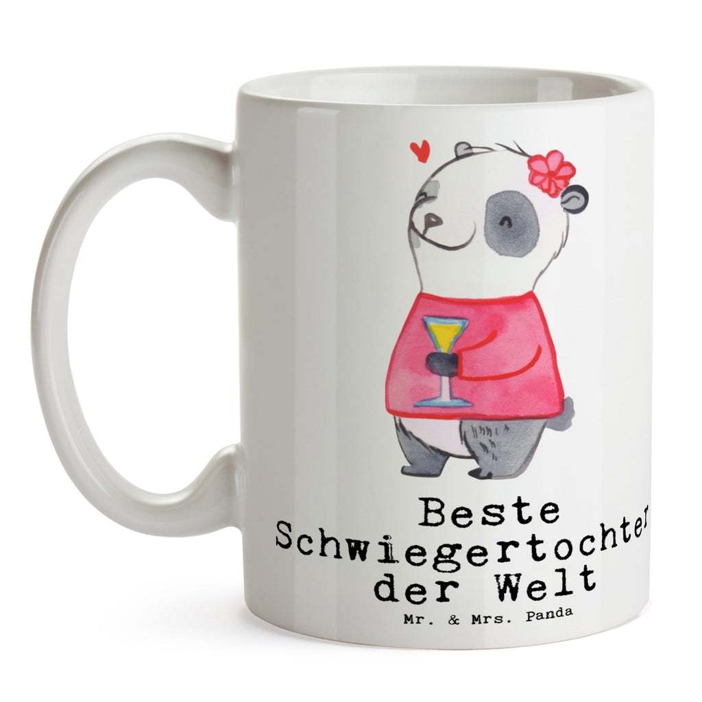 Tasse Panda Beste Schwiegertochter der Welt Tasse, Kaffeetasse, Teetasse, Becher, Kaffeebecher, Teebecher, Keramiktasse, Porzellantasse, Büro Tasse, Geschenk Tasse, Tasse Sprüche, Tasse Motive, Kaffeetassen, Tasse bedrucken, Designer Tasse, Cappuccino Tassen, Schöne Teetassen, für, Dankeschön, Geschenk, Schenken, Geburtstag, Geburtstagsgeschenk, Geschenkidee, Danke, Bedanken, Mitbringsel, Freude machen, Geschenktipp, Schwiegertochter, Tochter, Ehefrau des Sohns, Frau, angeheiratet, Hochzeit