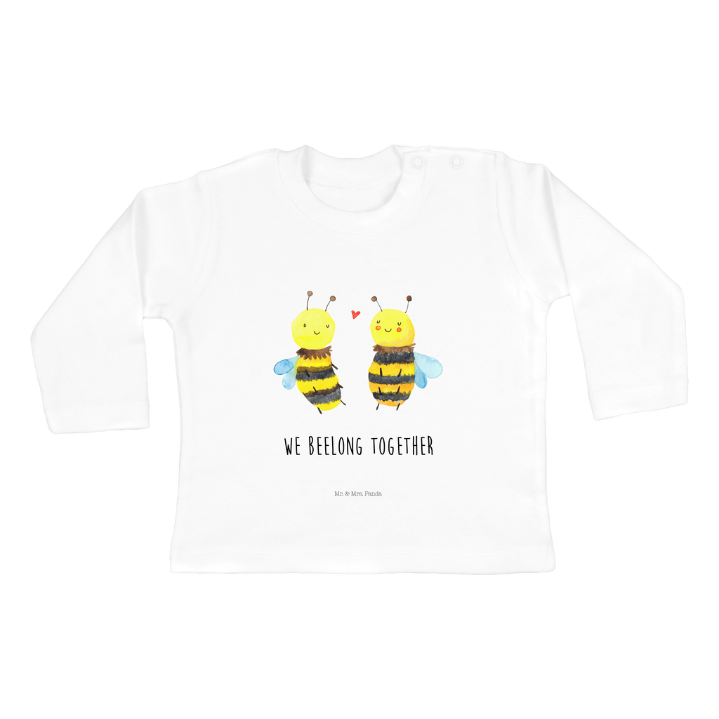 Baby Longsleeve Biene Verliebt Mädchen, Jungen, Baby, Langarm, Bio, Kleidung, Biene, Wespe, Hummel