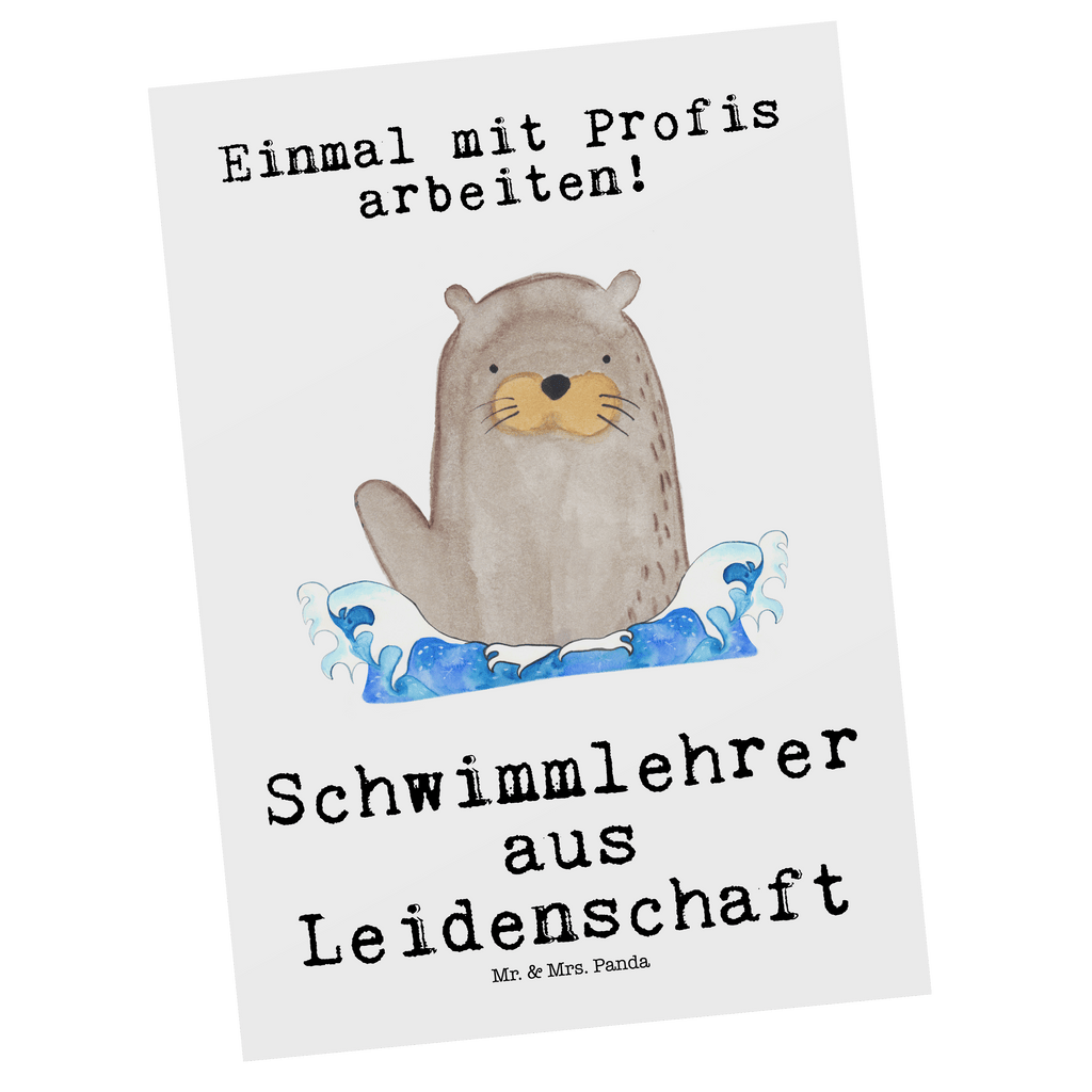 Postkarte Schwimmlehrer aus Leidenschaft Postkarte, Karte, Geschenkkarte, Grußkarte, Einladung, Ansichtskarte, Geburtstagskarte, Einladungskarte, Dankeskarte, Ansichtskarten, Einladung Geburtstag, Einladungskarten Geburtstag, Beruf, Ausbildung, Jubiläum, Abschied, Rente, Kollege, Kollegin, Geschenk, Schenken, Arbeitskollege, Mitarbeiter, Firma, Danke, Dankeschön, Schwimmlehrer, Schwimmbad, Schwimmschule, Schwimmverein, Schwimmkurs