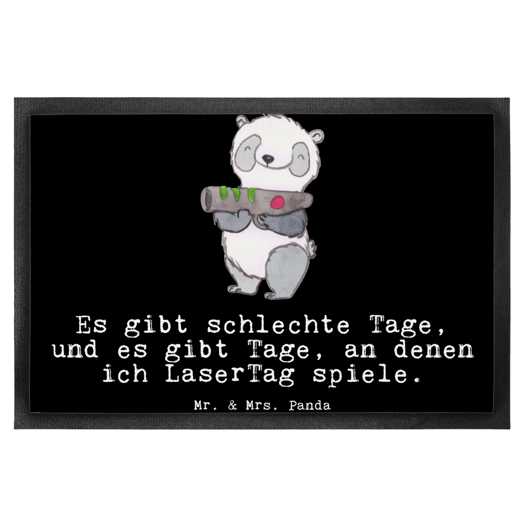 Fußmatte Panda LaserTag Türvorleger, Schmutzmatte, Fußabtreter, Matte, Schmutzfänger, Fußabstreifer, Schmutzfangmatte, Türmatte, Motivfußmatte, Haustürmatte, Vorleger, Fussmatten, Fußmatten, Gummimatte, Fußmatte außen, Fußmatte innen, Fussmatten online, Gummi Matte, Sauberlaufmatte, Fußmatte waschbar, Fußmatte outdoor, Schmutzfangmatte waschbar, Eingangsteppich, Fußabstreifer außen, Fußabtreter außen, Schmutzfangteppich, Fußmatte außen wetterfest, Geschenk, Sport, Sportart, Hobby, Schenken, Danke, Dankeschön, Auszeichnung, Gewinn, Sportler, Lasertag, Lasergame Zentrum, Laser Tag Party