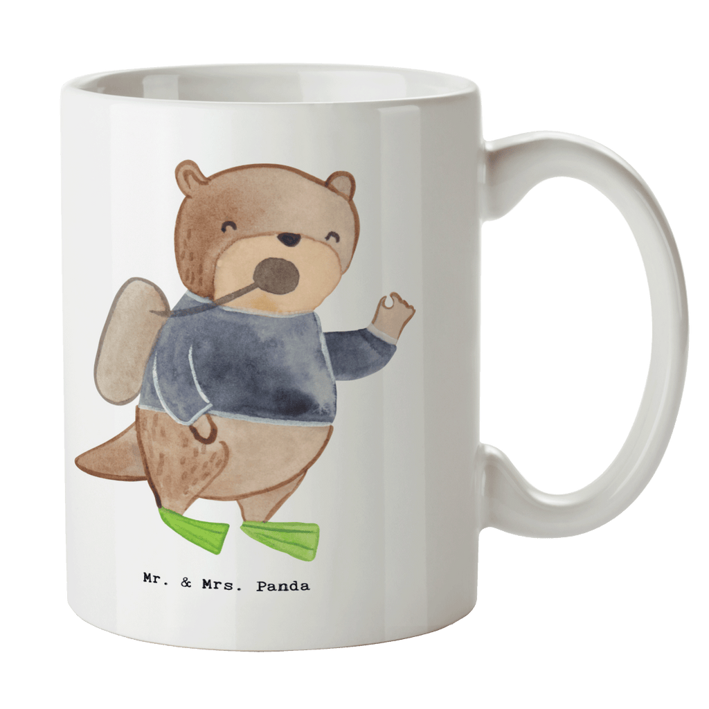 Tasse Tauchlehrer mit Herz Tasse, Kaffeetasse, Teetasse, Becher, Kaffeebecher, Teebecher, Keramiktasse, Porzellantasse, Büro Tasse, Geschenk Tasse, Tasse Sprüche, Tasse Motive, Kaffeetassen, Tasse bedrucken, Designer Tasse, Cappuccino Tassen, Schöne Teetassen, Beruf, Ausbildung, Jubiläum, Abschied, Rente, Kollege, Kollegin, Geschenk, Schenken, Arbeitskollege, Mitarbeiter, Firma, Danke, Dankeschön