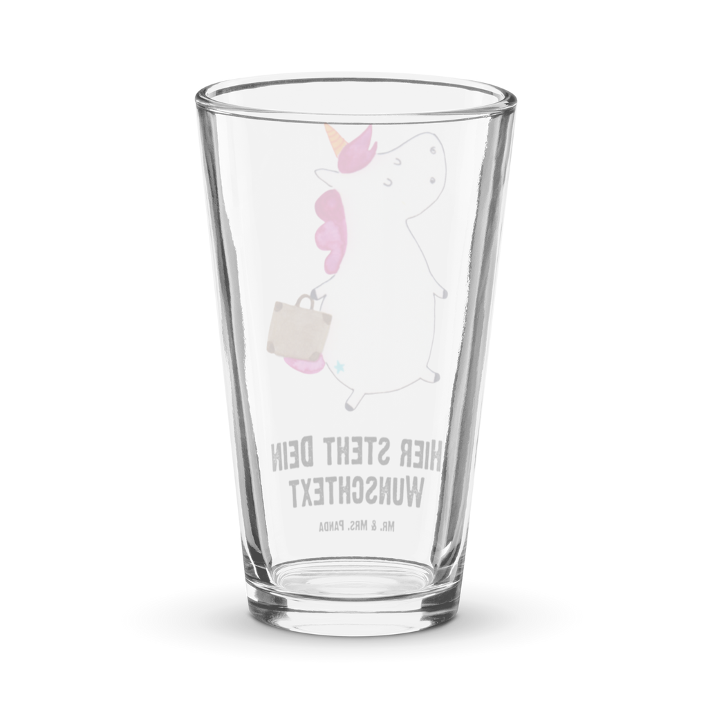 Personalisiertes Trinkglas Einhorn Koffer Personalisiertes Trinkglas, Personalisiertes Glas, Personalisiertes Pint Glas, Personalisiertes Bierglas, Personalisiertes Cocktail Glas, Personalisiertes Wasserglas, Glas mit Namen, Glas selber bedrucken, Wunschtext, Selbst drucken, Wunschname, Einhorn, Einhörner, Einhorn Deko, Pegasus, Unicorn, unicorn, Koffer, Verreisen, Reise, Gepäck, Abenteuer, Erwachsen, Kind, albern, Spaß, lustig, witzig