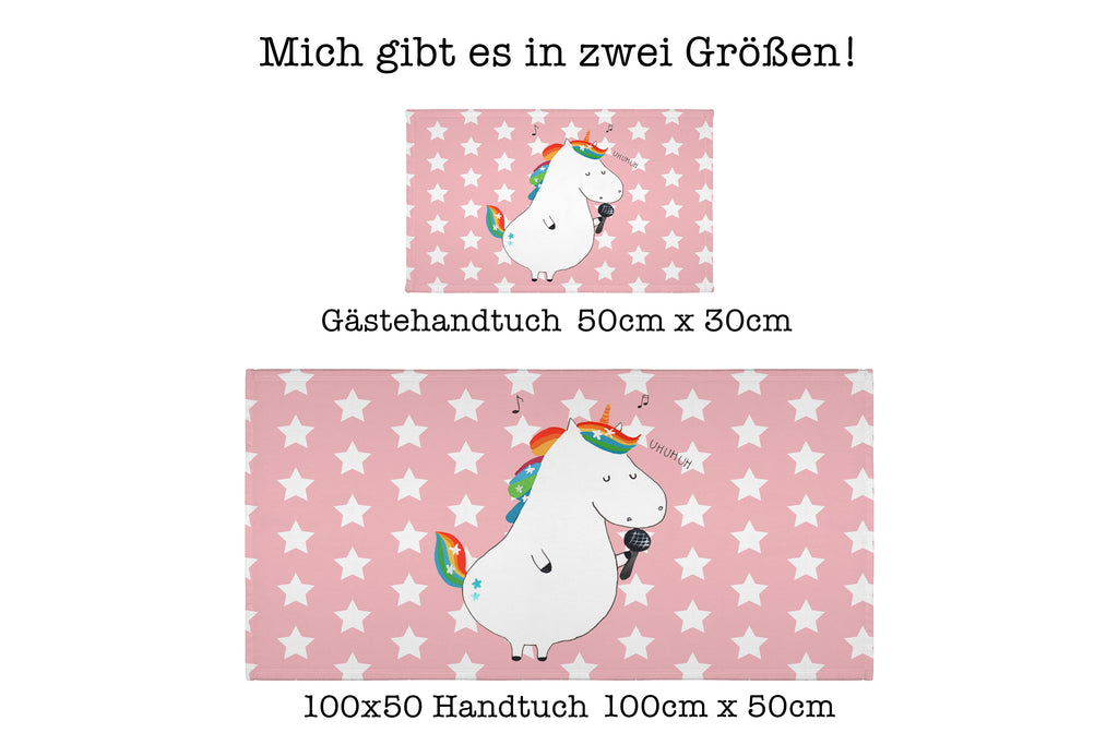 Handtuch Einhorn Sänger Gästetuch, Reisehandtuch, Sport Handtuch, Frottier, Kinder Handtuch, Einhorn, Einhörner, Einhorn Deko, Pegasus, Unicorn, Glitzer, Konfetti, Party, Geburtstag, Feier, Fest, Disco, Sängerin, Sänger, Freundin