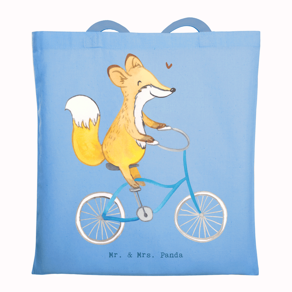 Tragetasche Fuchs Fahrrad fahren Tage Beuteltasche, Beutel, Einkaufstasche, Jutebeutel, Stoffbeutel, Tasche, Shopper, Umhängetasche, Strandtasche, Schultertasche, Stofftasche, Tragetasche, Badetasche, Jutetasche, Einkaufstüte, Laptoptasche, Geschenk, Sport, Sportart, Hobby, Schenken, Danke, Dankeschön, Auszeichnung, Gewinn, Sportler, Fahrrad fahren, Radeln, Trekking, Mountainbiking, Radsport