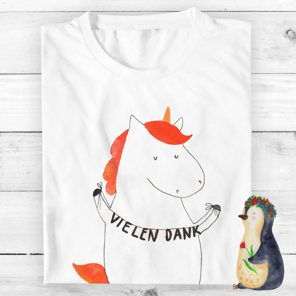 T-Shirt Standard Einhorn Vielen Dank T-Shirt, Shirt, Tshirt, Lustiges T-Shirt, T-Shirt mit Spruch, Party, Junggesellenabschied, Jubiläum, Geburstag, Herrn, Damen, Männer, Frauen, Schlafshirt, Nachthemd, Sprüche, Einhorn, Einhörner, Einhorn Deko, Pegasus, Unicorn, Danke, vielen Dank, Dankeschön, Danksagung