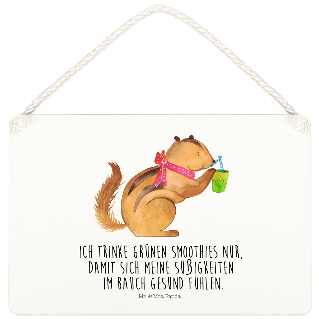 Deko Schild Eichhörnchen Smoothie Dekoschild, Deko Schild, Schild, Tür Schild, Türschild, Holzschild, Wandschild, Wanddeko, Tiermotive, Gute Laune, lustige Sprüche, Tiere, Green Smoothies, Diät, Abnehmen, Streifenhörnchen, Eichhörnchen