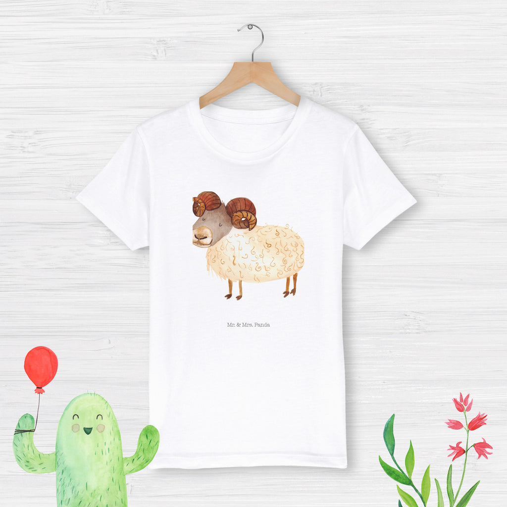 Organic Kinder T-Shirt Sternzeichen Widder Kinder T-Shirt, Kinder T-Shirt Mädchen, Kinder T-Shirt Jungen, Tierkreiszeichen, Sternzeichen, Horoskop, Astrologie, Aszendent, Widder Geschenk, Widder Sternzeichen, Geschenk März, Geschenk April, Geburtstag März, Geburtstag April, Bock, Schafbock