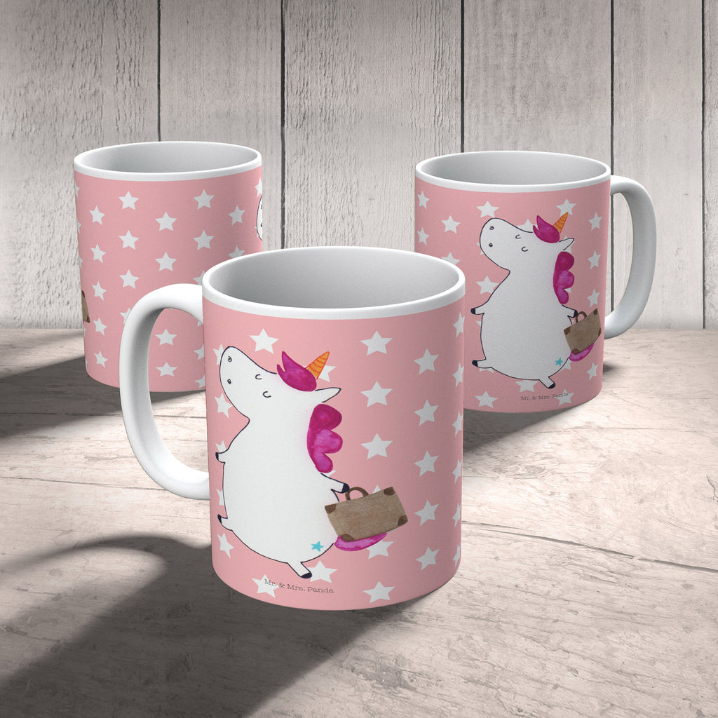 Tasse Einhorn Koffer Tasse, Kaffeetasse, Teetasse, Becher, Kaffeebecher, Teebecher, Keramiktasse, Porzellantasse, Büro Tasse, Geschenk Tasse, Tasse Sprüche, Tasse Motive, Kaffeetassen, Tasse bedrucken, Designer Tasse, Cappuccino Tassen, Schöne Teetassen, Einhorn, Einhörner, Einhorn Deko, Pegasus, Unicorn, unicorn, Koffer, Verreisen, Reise, Gepäck, Abenteuer, Erwachsen, Kind, albern, Spaß, lustig, witzig