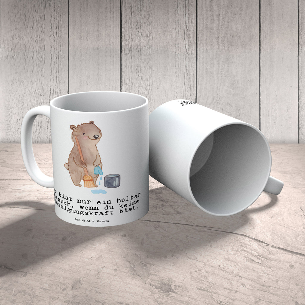 Tasse Reinigungskraft Herz Tasse, Kaffeetasse, Teetasse, Becher, Kaffeebecher, Teebecher, Keramiktasse, Porzellantasse, Büro Tasse, Geschenk Tasse, Tasse Sprüche, Tasse Motive, Kaffeetassen, Tasse bedrucken, Designer Tasse, Cappuccino Tassen, Schöne Teetassen, Beruf, Ausbildung, Jubiläum, Abschied, Rente, Kollege, Kollegin, Geschenk, Schenken, Arbeitskollege, Mitarbeiter, Firma, Danke, Dankeschön