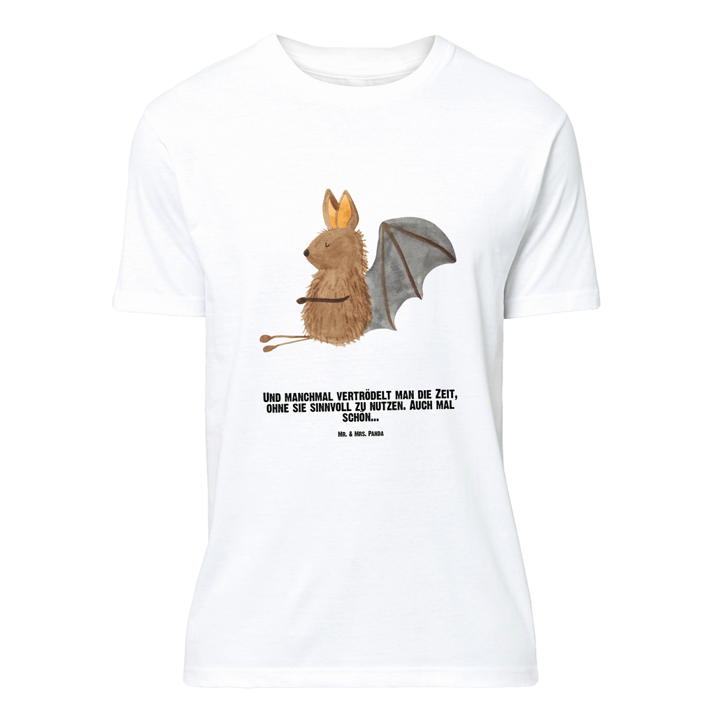 Personalisiertes T-Shirt Fledermaus sitzend T-Shirt Personalisiert, T-Shirt mit Namen, T-Shirt mit Aufruck, Männer, Frauen, Wunschtext, Bedrucken, Tiermotive, Gute Laune, lustige Sprüche, Tiere, Fledermaus, Fledermäuse, Motivation, entspannen