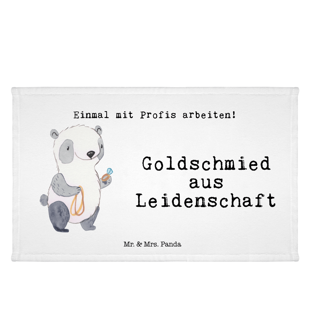 Handtuch Goldschmied aus Leidenschaft Gästetuch, Reisehandtuch, Sport Handtuch, Frottier, Kinder Handtuch, Beruf, Ausbildung, Jubiläum, Abschied, Rente, Kollege, Kollegin, Geschenk, Schenken, Arbeitskollege, Mitarbeiter, Firma, Danke, Dankeschön, Juwelier, Goldschmied, Schmied, Schmuckwarenhändler, Schmuckgeschäft, Eröffnung