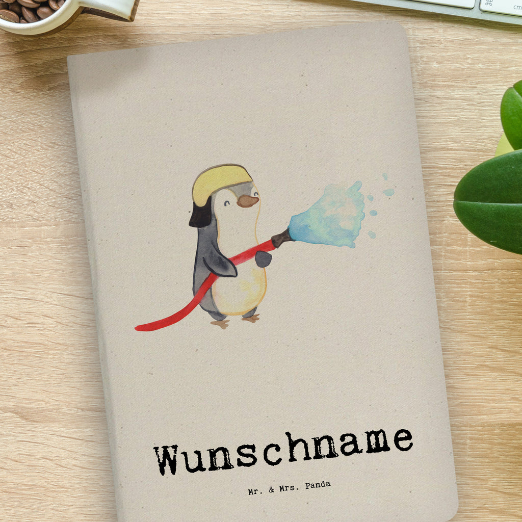 DIN A4 Personalisiertes Notizbuch Feuerwehrmann mit Herz Personalisiertes Notizbuch, Notizbuch mit Namen, Notizbuch bedrucken, Personalisierung, Namensbuch, Namen, Beruf, Ausbildung, Jubiläum, Abschied, Rente, Kollege, Kollegin, Geschenk, Schenken, Arbeitskollege, Mitarbeiter, Firma, Danke, Dankeschön, Feuerwehrmann, Feuerwehrhauptmann, Brandschutz, Feuerwehr, freiwillige Feuerwehr