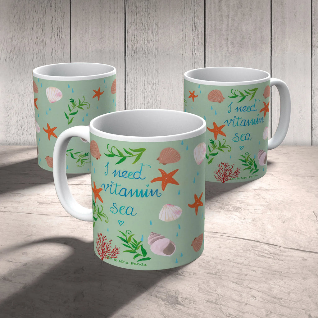 Tasse Vitamin Sea Tasse, Kaffeetasse, Teetasse, Becher, Kaffeebecher, Teebecher, Keramiktasse, Porzellantasse, Büro Tasse, Geschenk Tasse, Tasse Sprüche, Tasse Motive, Kaffeetassen, Tasse bedrucken, Designer Tasse, Cappuccino Tassen, Schöne Teetassen, Blumen Deko, Frühlings Deko, Sommer Deko, Dekoration, positive Botschaft, Naturliebhaber, Outdoor, Natur, Abenteuer, Vitamin Sea, See, Schwimmen Spruch, Schwimmer Geschenk, Strand Urlaub, Wasserratte Geschenk, Urlaub am Meer